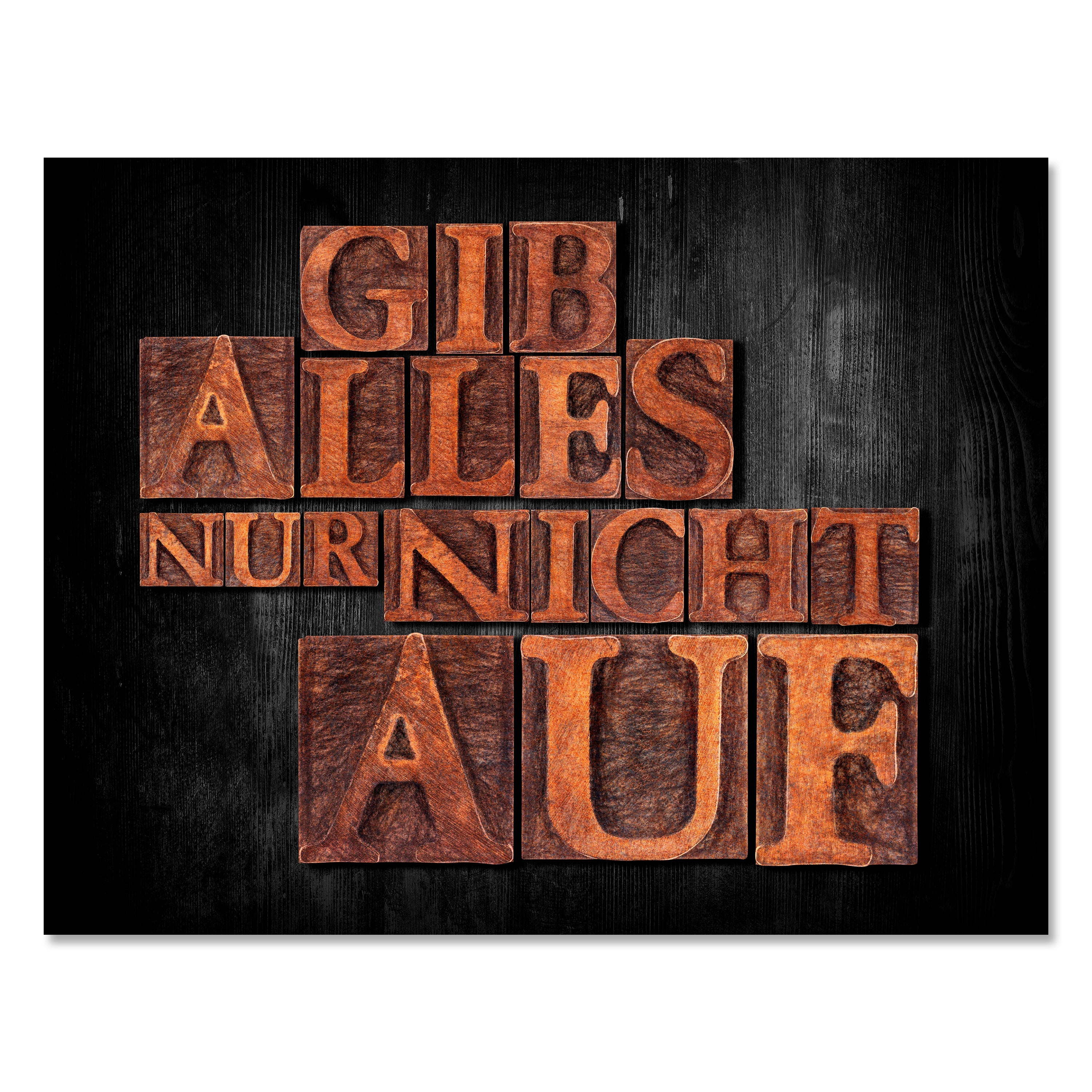 Leinwandbild Motivation, Querformat, Gib alles M0023 kaufen - Bild 1