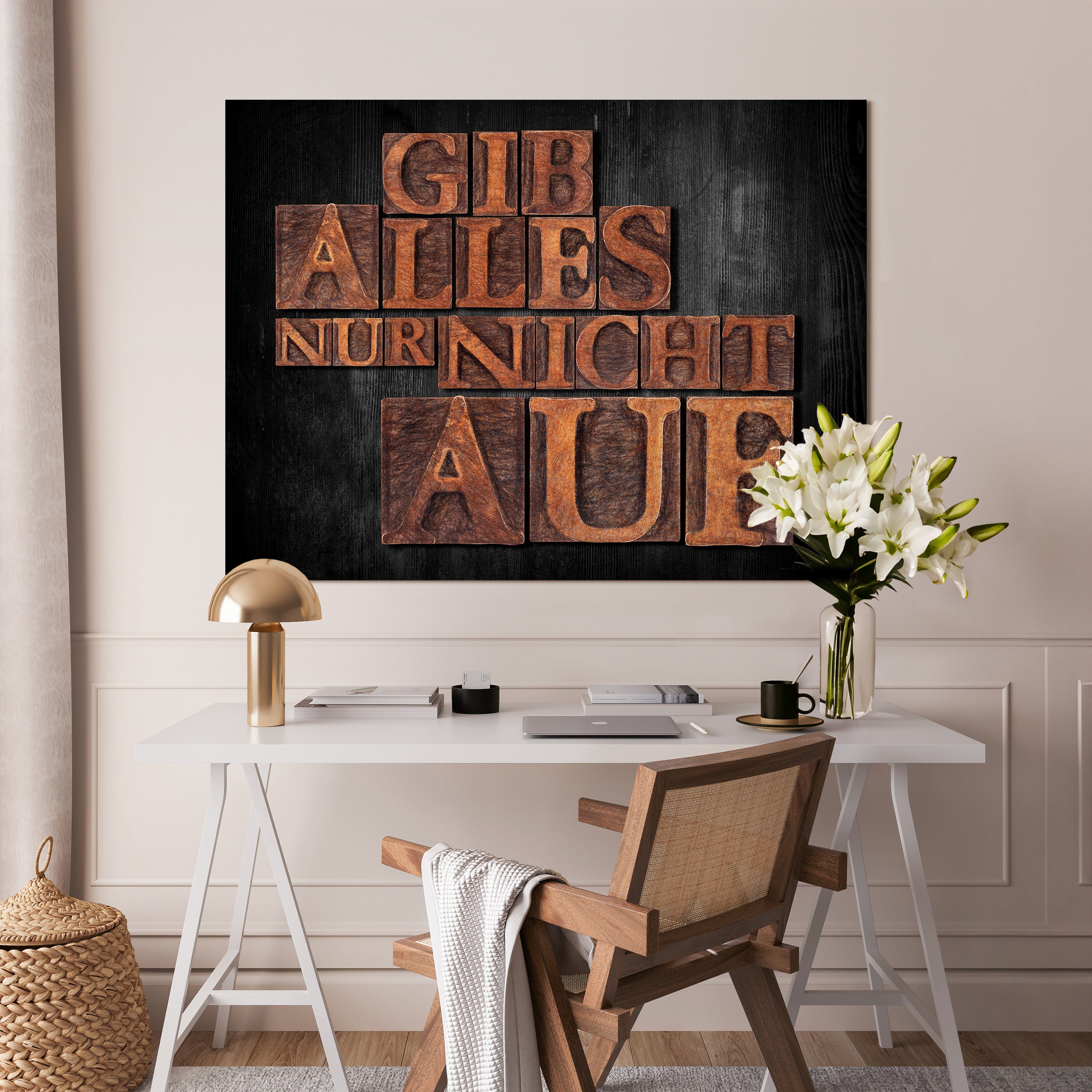 Leinwandbild Motivation, Querformat, Gib alles M0023 kaufen - Bild 2