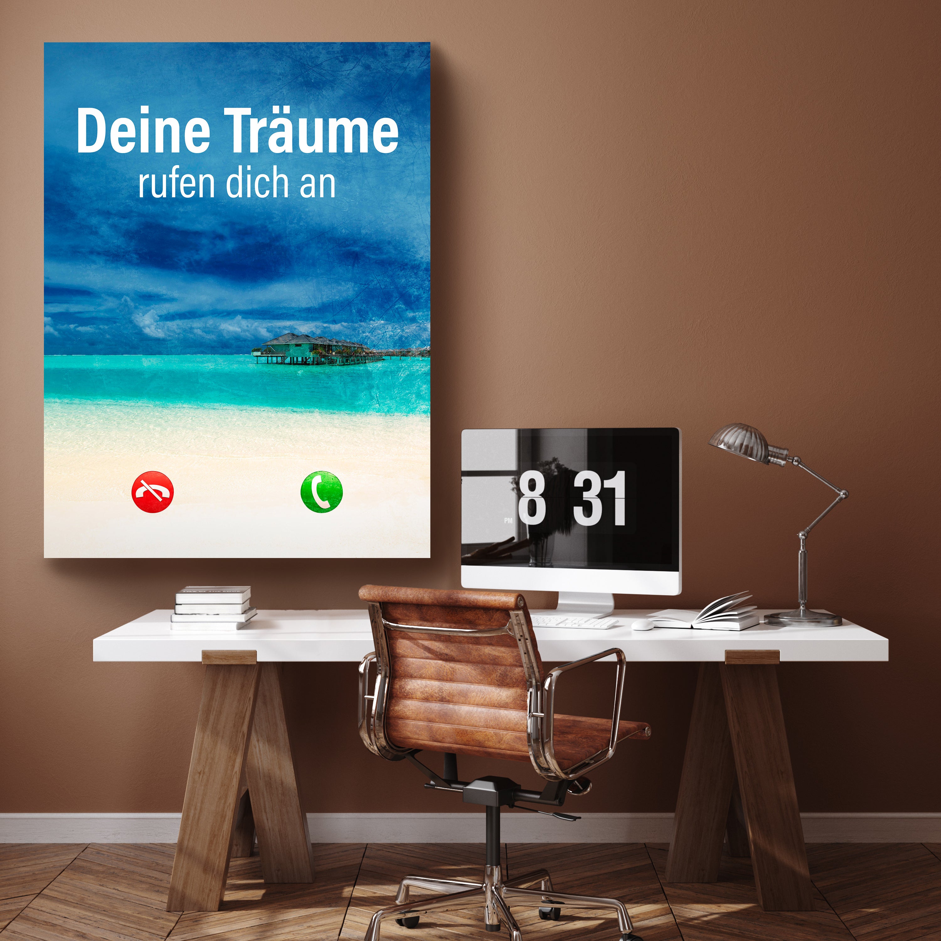 Leinwandbild Motivation, Hochformat, Träume Anruf M0039 kaufen - Bild 2