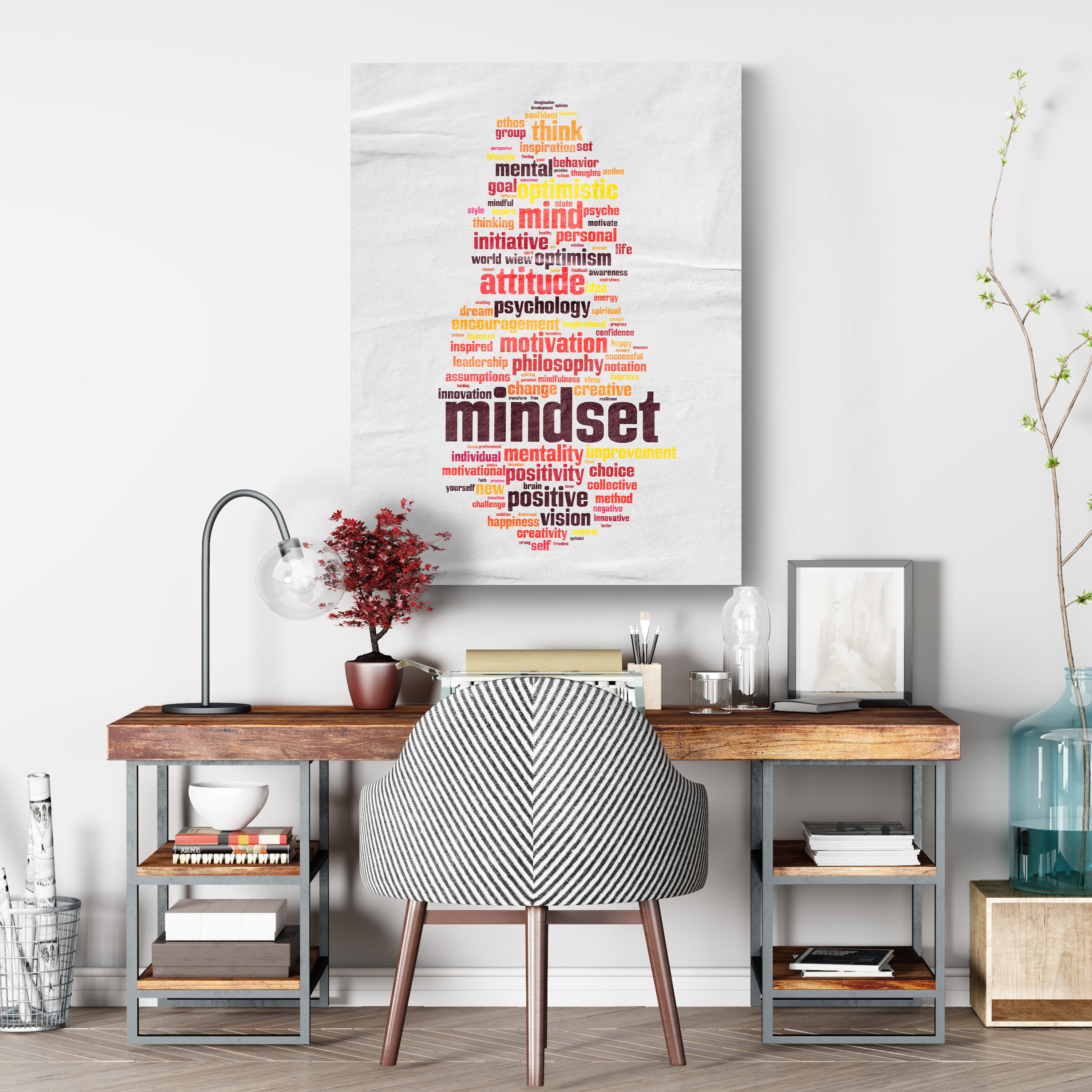 Leinwandbild Motivation, Hochformat, Stichwörter Papier M0043 kaufen - Bild 3