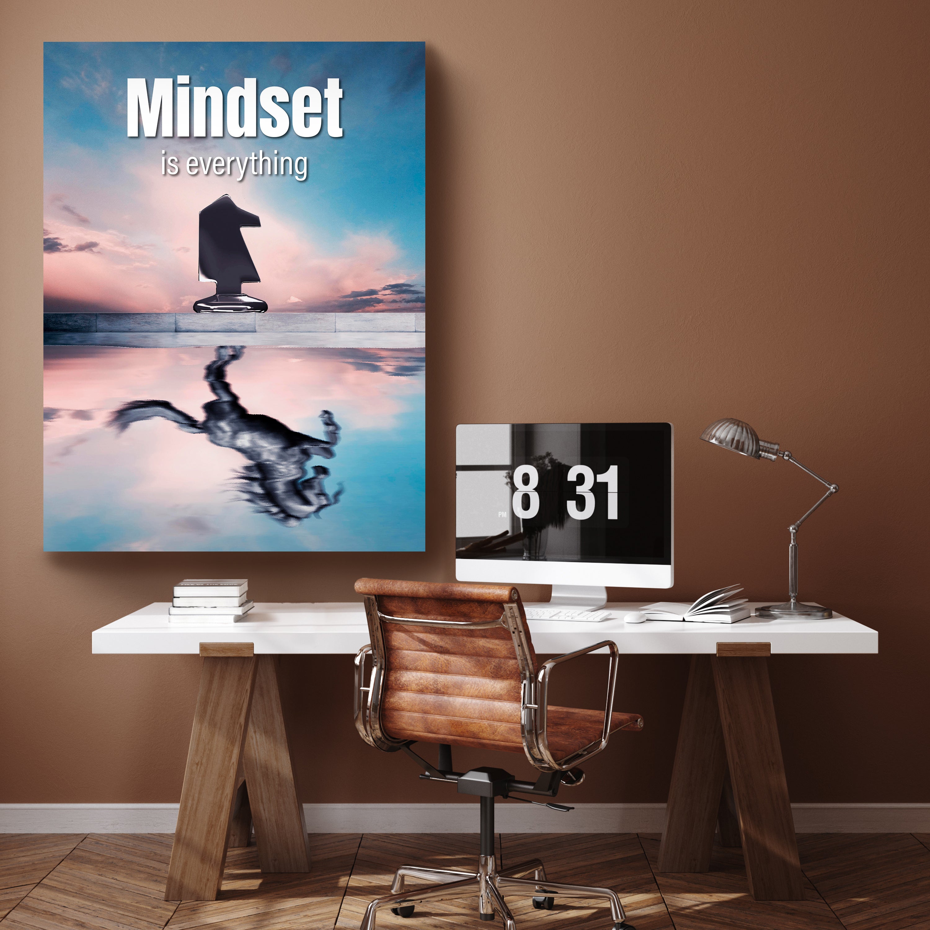 Leinwandbild Motivation, Hochformat, Mindset Pferd M0047 kaufen - Bild 2