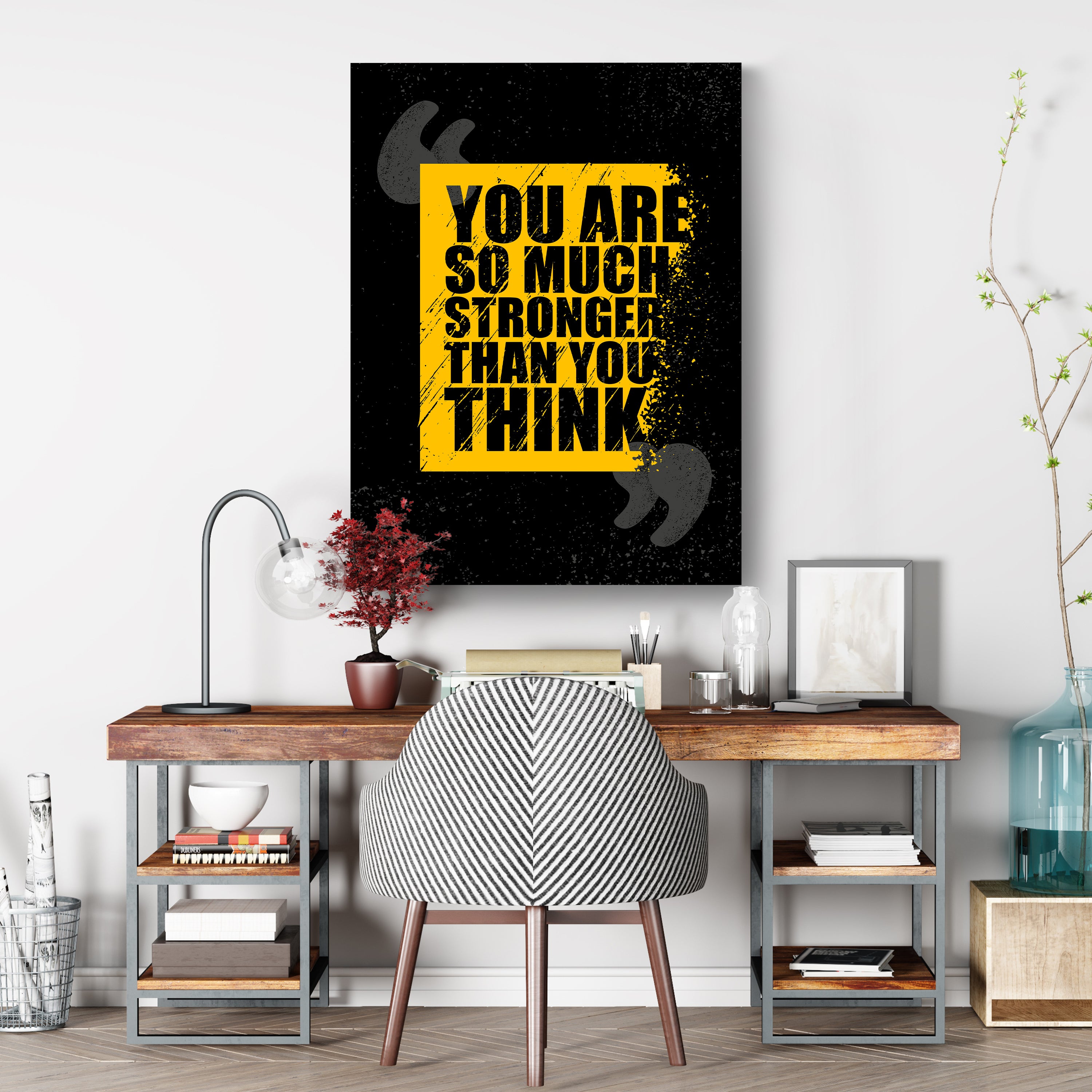 Leinwandbild Motivation, Hochformat, much Stronger M0052 kaufen - Bild 3