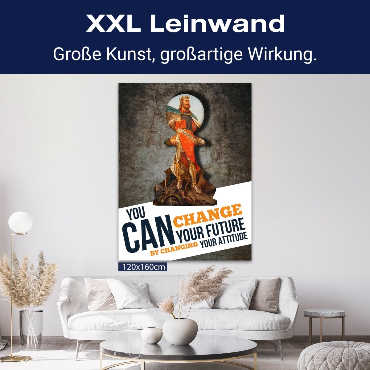 Leinwandbild Motivation, Hochformat, Future Attitude M0056 kaufen - Bild 9