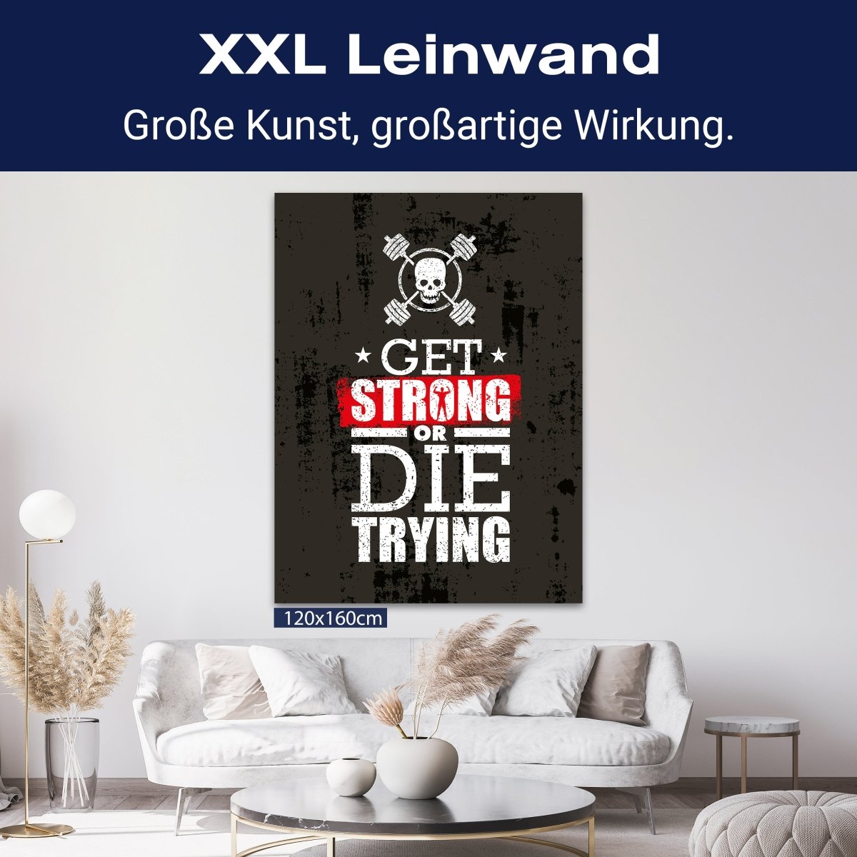 Leinwandbild Motivation, Hochformat, die trying M0064 kaufen - Bild 9