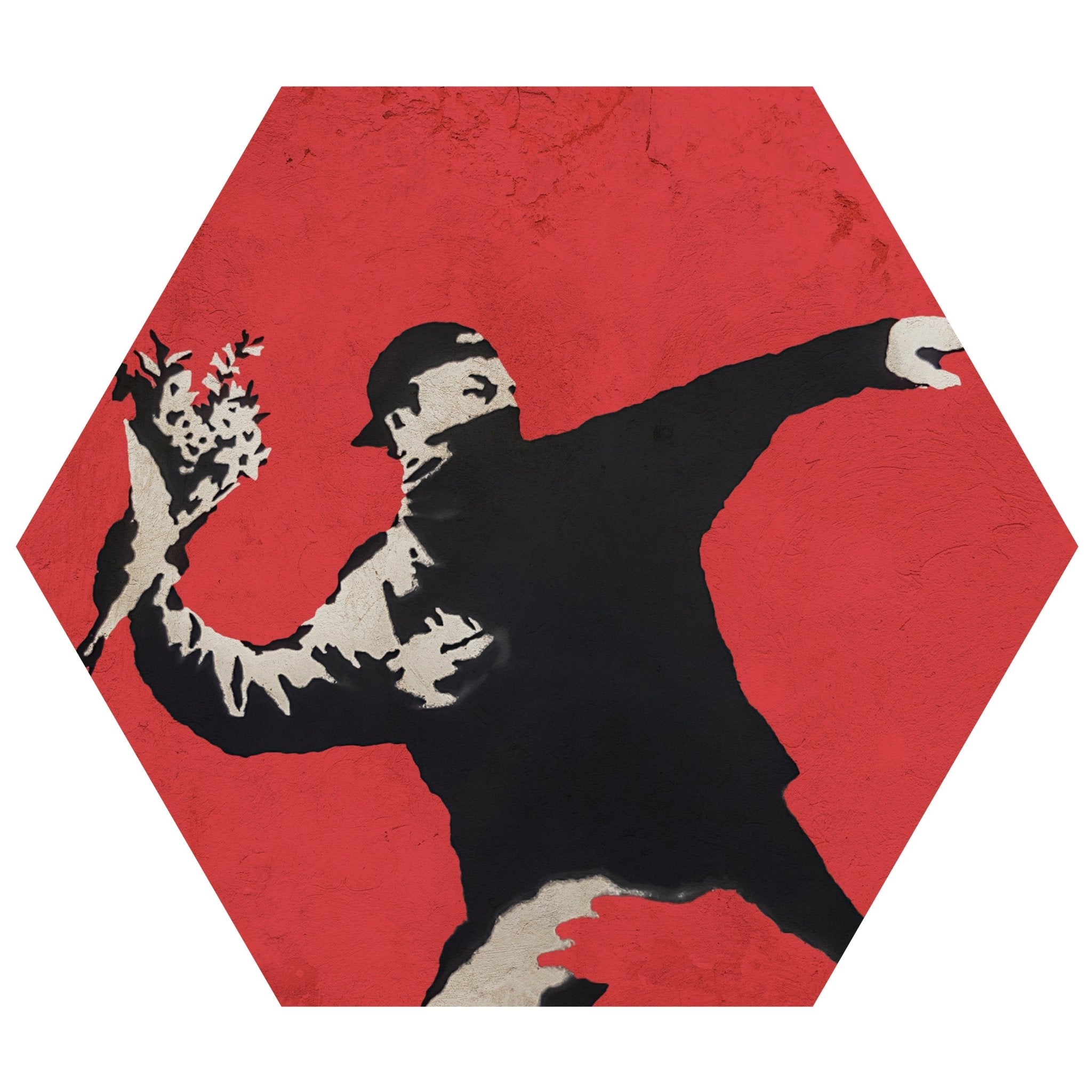 Hexagon-Fototapete Banksy Street Art M0070 - Bild 11