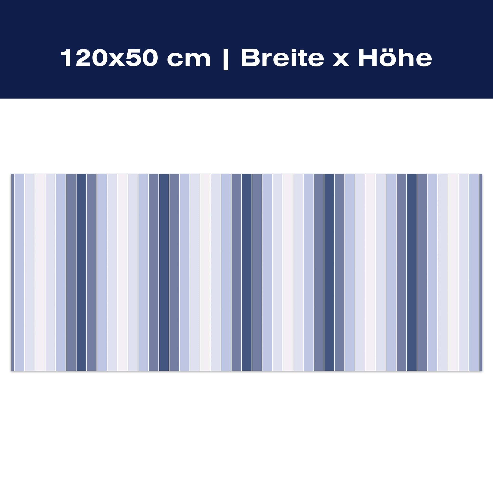 Leinwandbild Mattes Blau Muster M0088