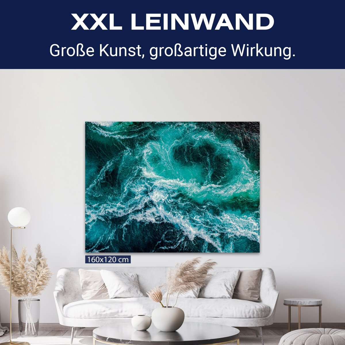 Leinwandbild Meer & Wasser, Querformat, Raues Meer 1 M0111 kaufen - Bild 9