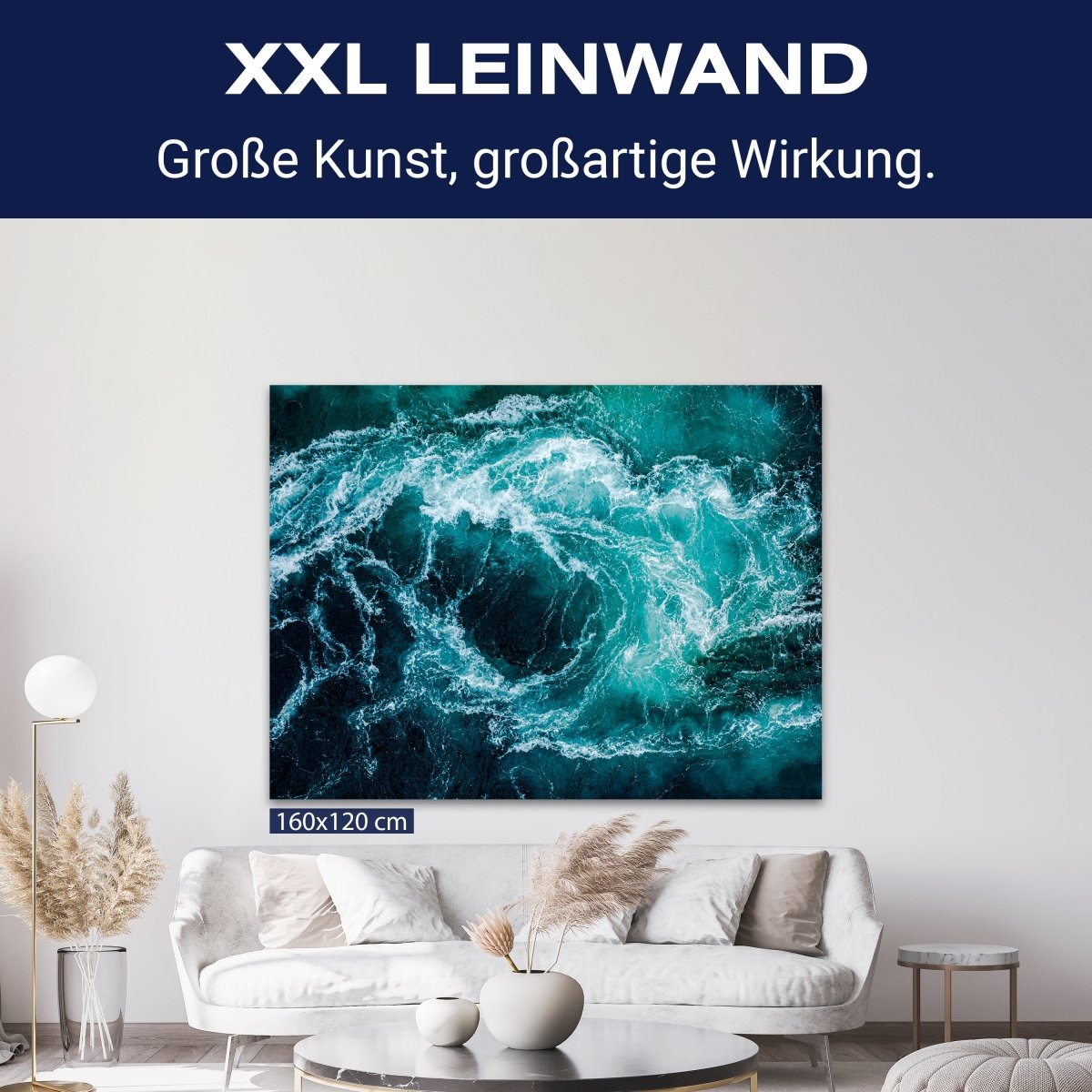 Leinwandbild Meer & Wasser, Querformat, Raues Meer 3 M0113 kaufen - Bild 9