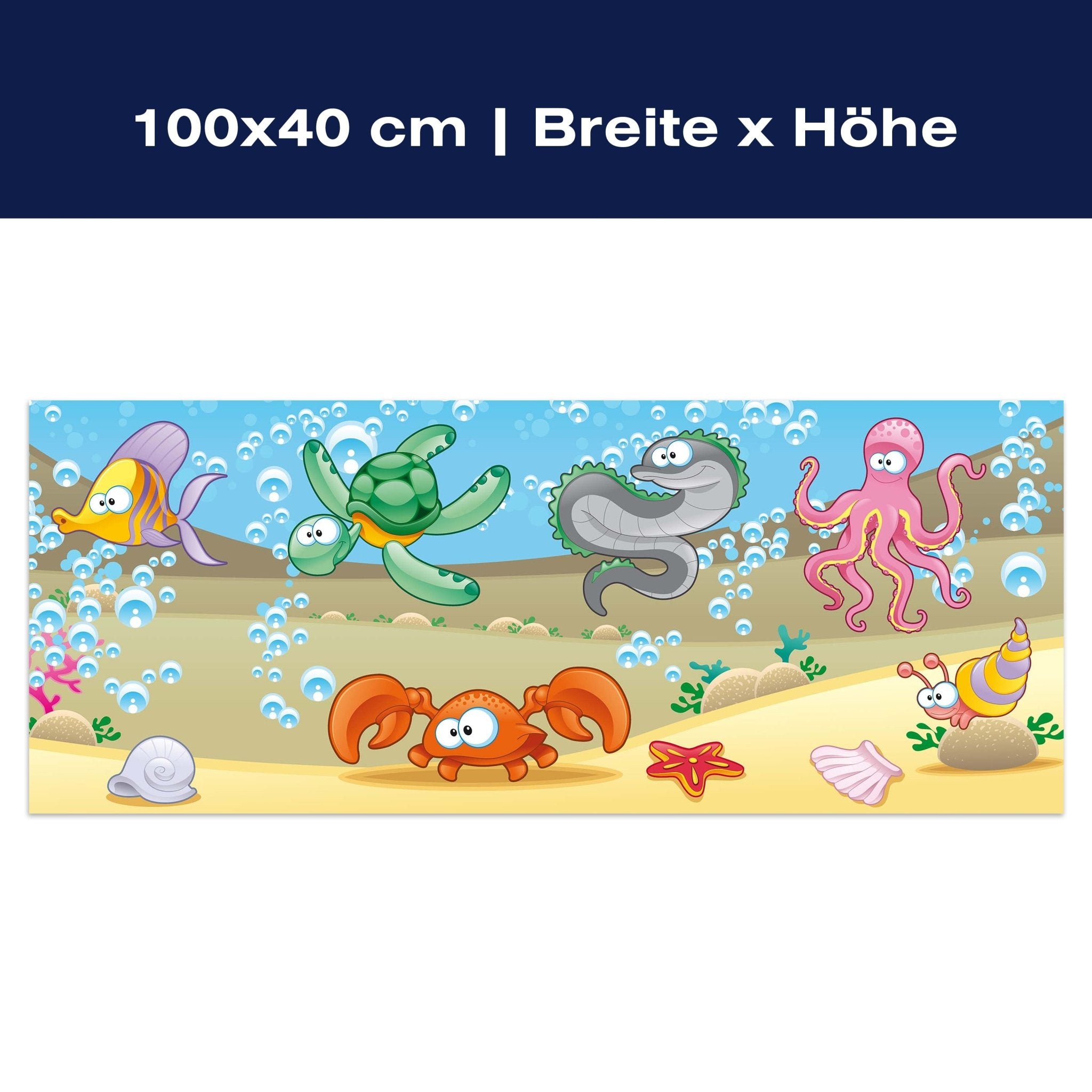 Leinwandbild Unterwassertiere Kinder M0176