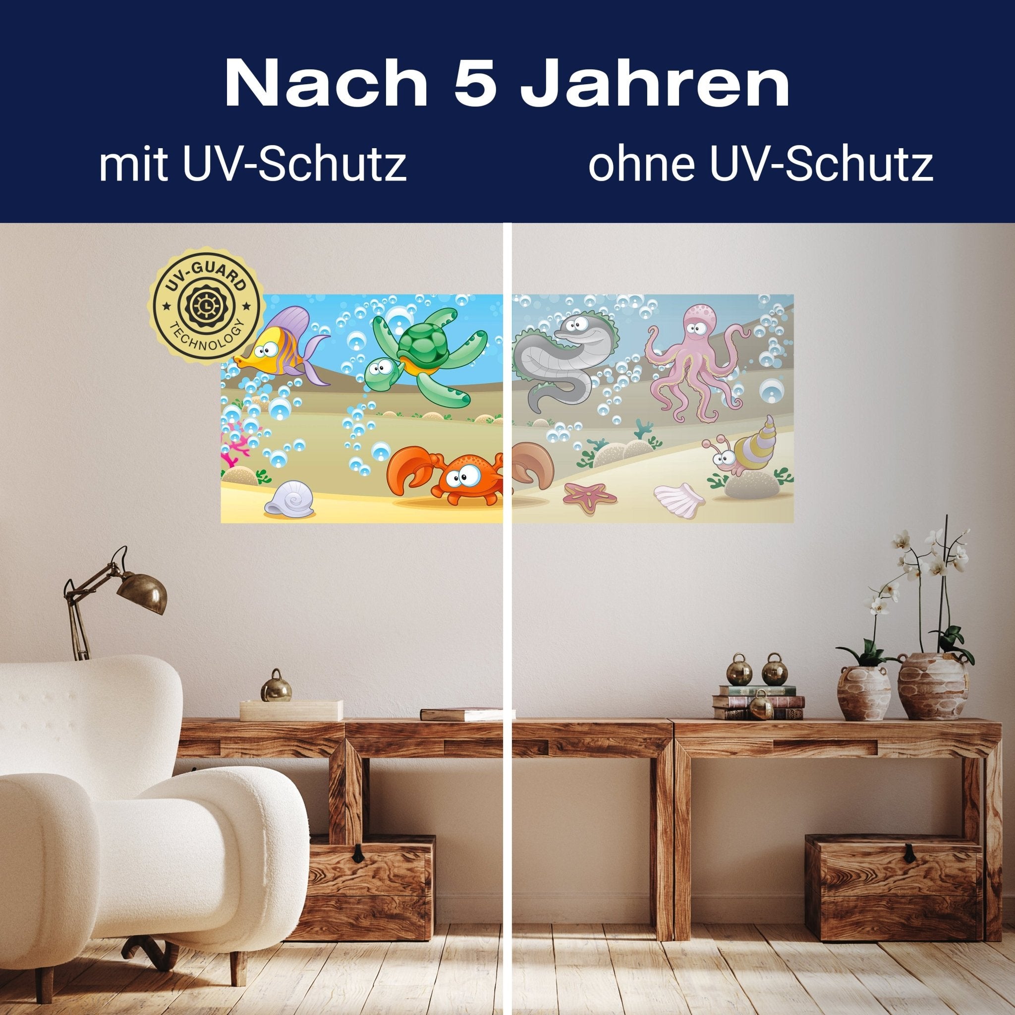 Leinwandbild Unterwassertiere Kinder M0176 kaufen - Bild 9