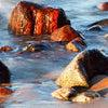 Küchenrückwand Steinstrand Natur M0223