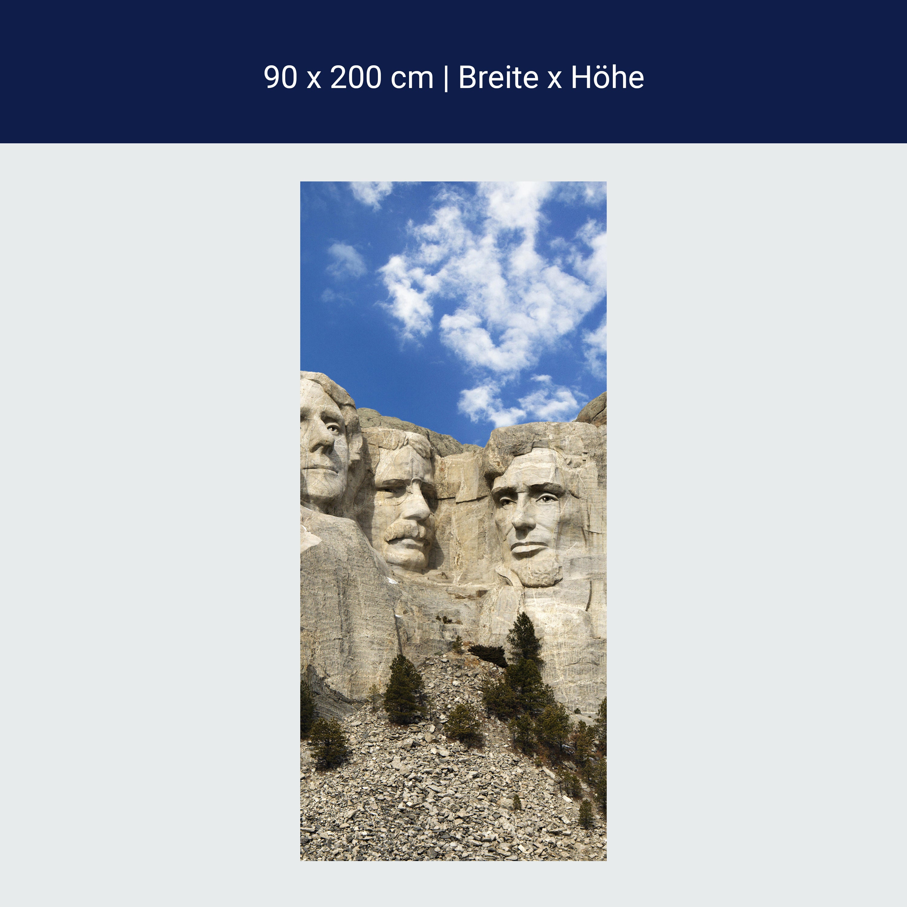 Türtapete Mount Rushmore Amerika M0250