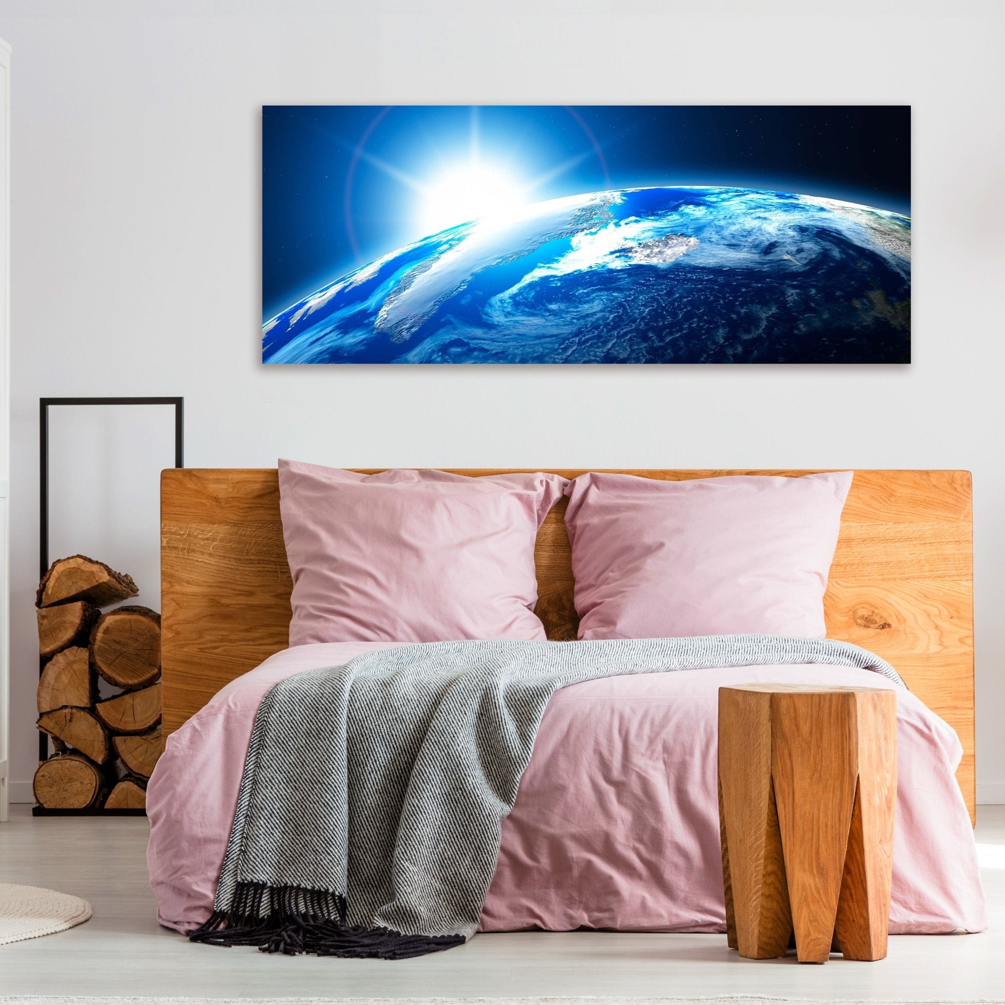 Leinwandbild Sunrise Earth Space M0255 kaufen - Bild 3