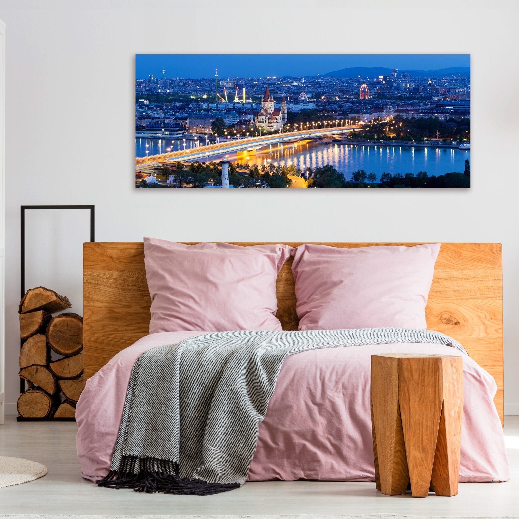 Leinwandbild Wien bei Nacht M0276 kaufen - Bild 3