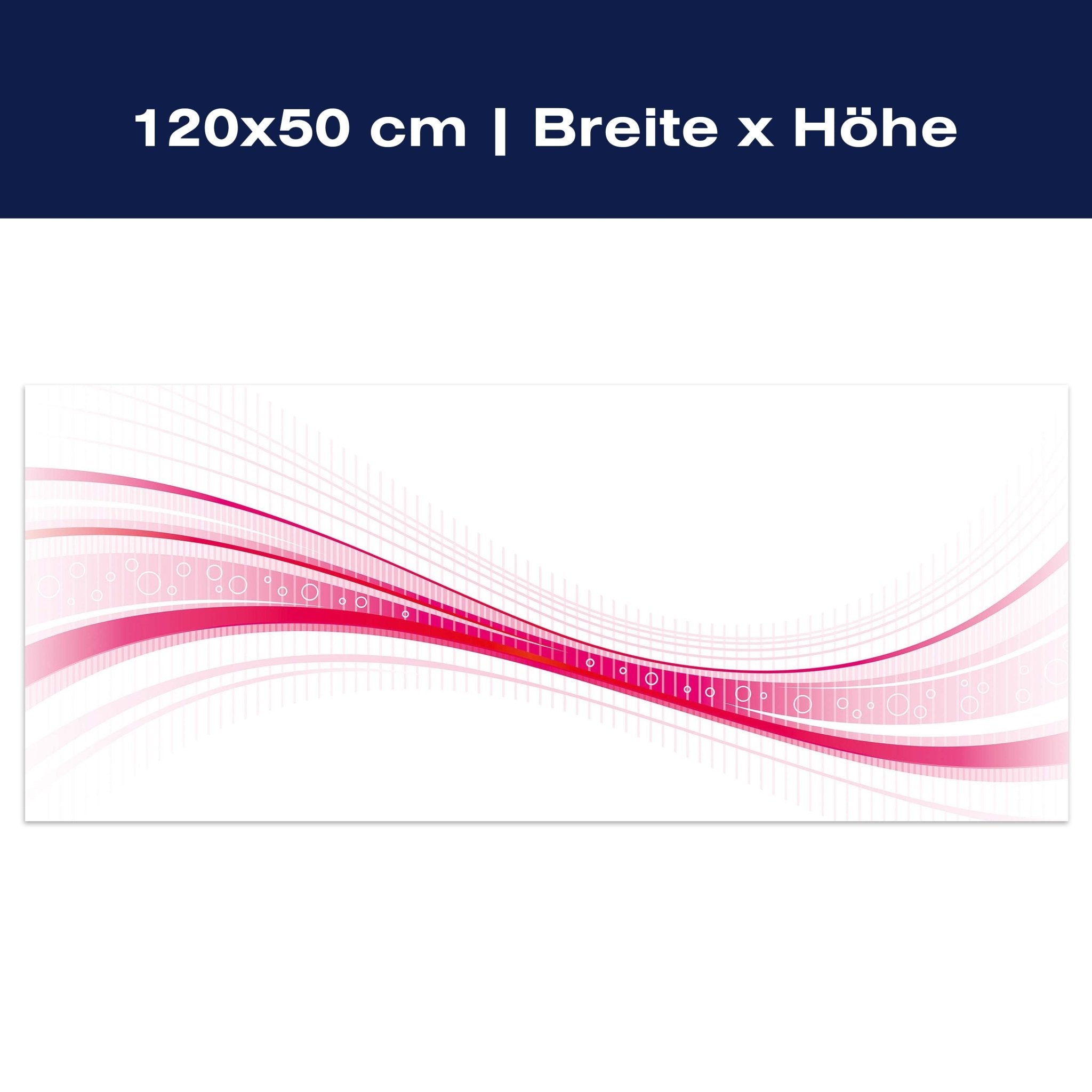 Leinwandbild Pinke Welle M0314