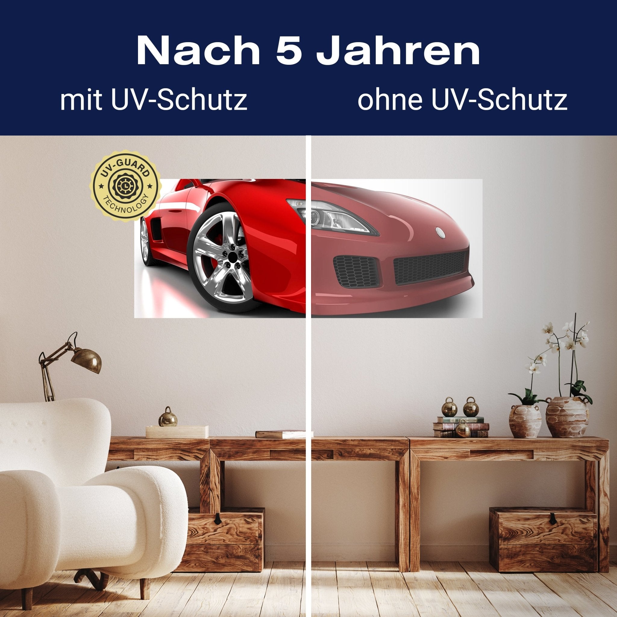 Leinwandbild Roter Sportwagen M0371 kaufen - Bild 9