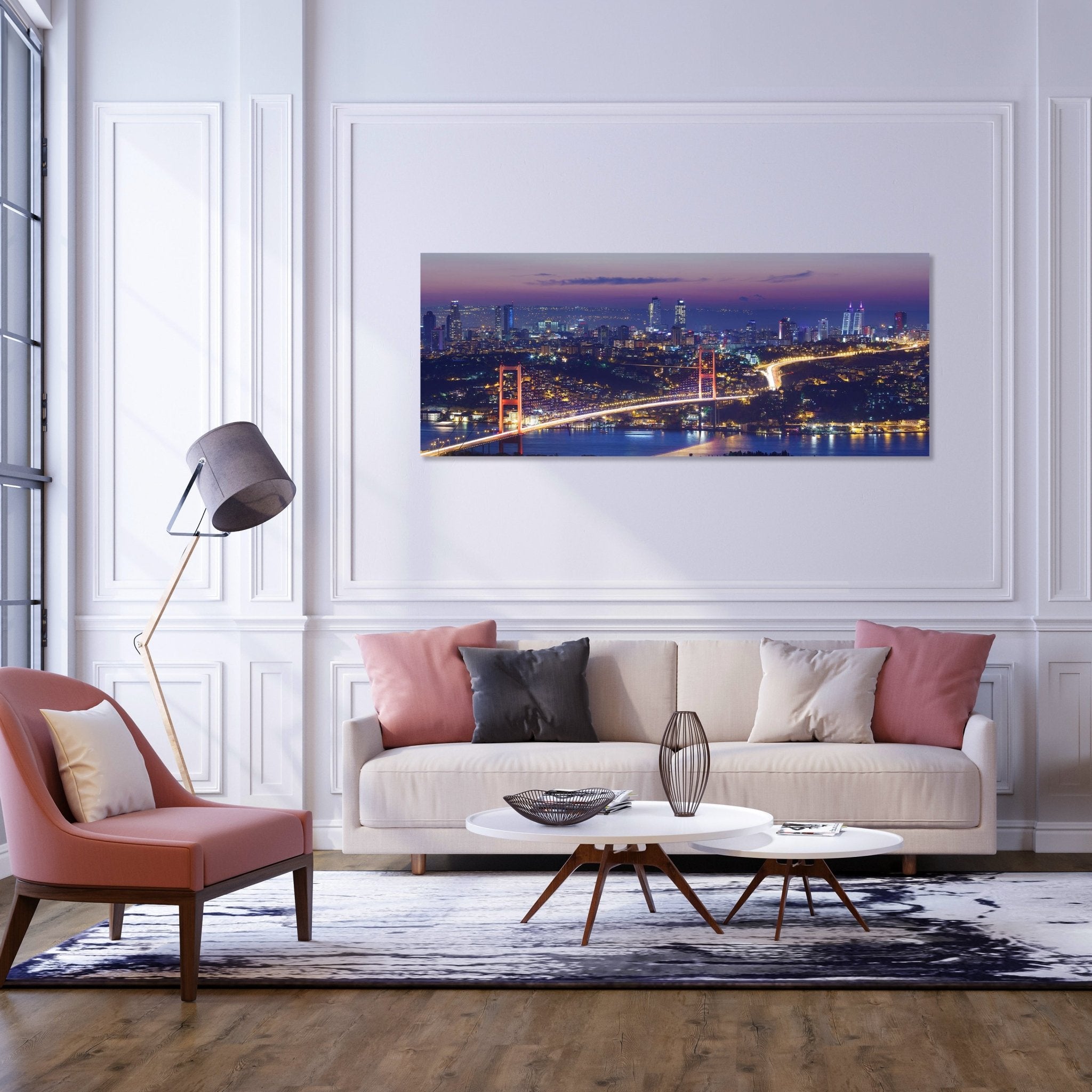 Leinwandbild Istanbul bei Nacht M0374 kaufen - Bild 2