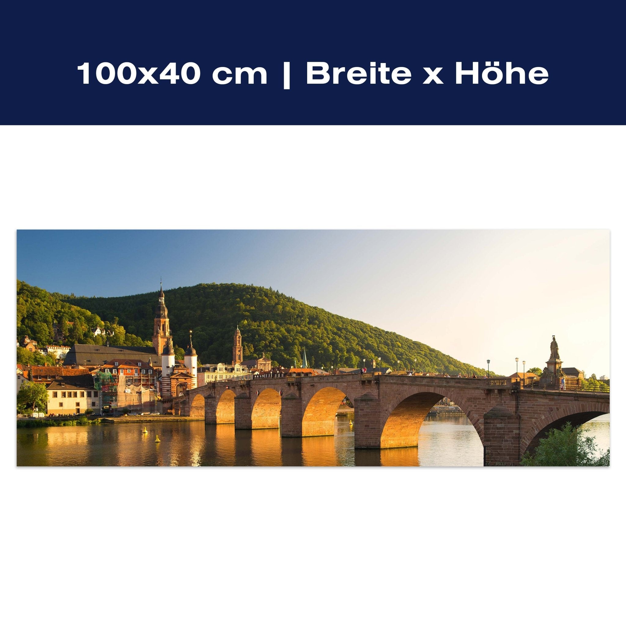 Leinwandbild Alte Brücke Heidelberg M0447