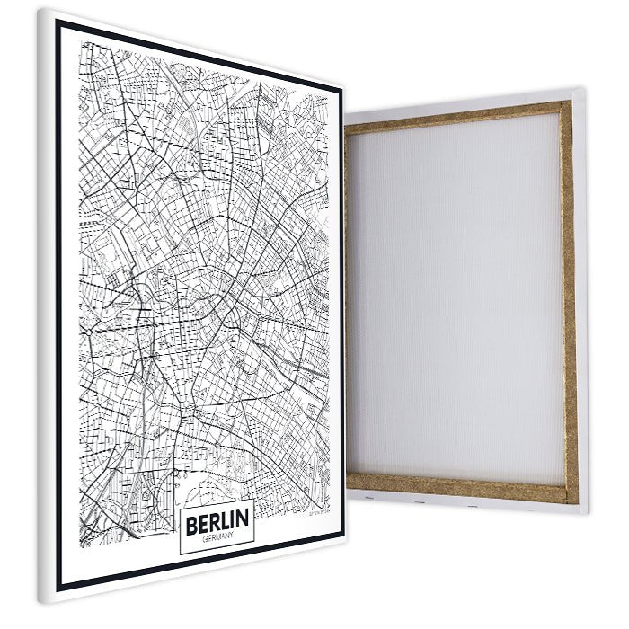 Leinwandbild Stadt Karte, Hochformat M0454 kaufen - Bild 4