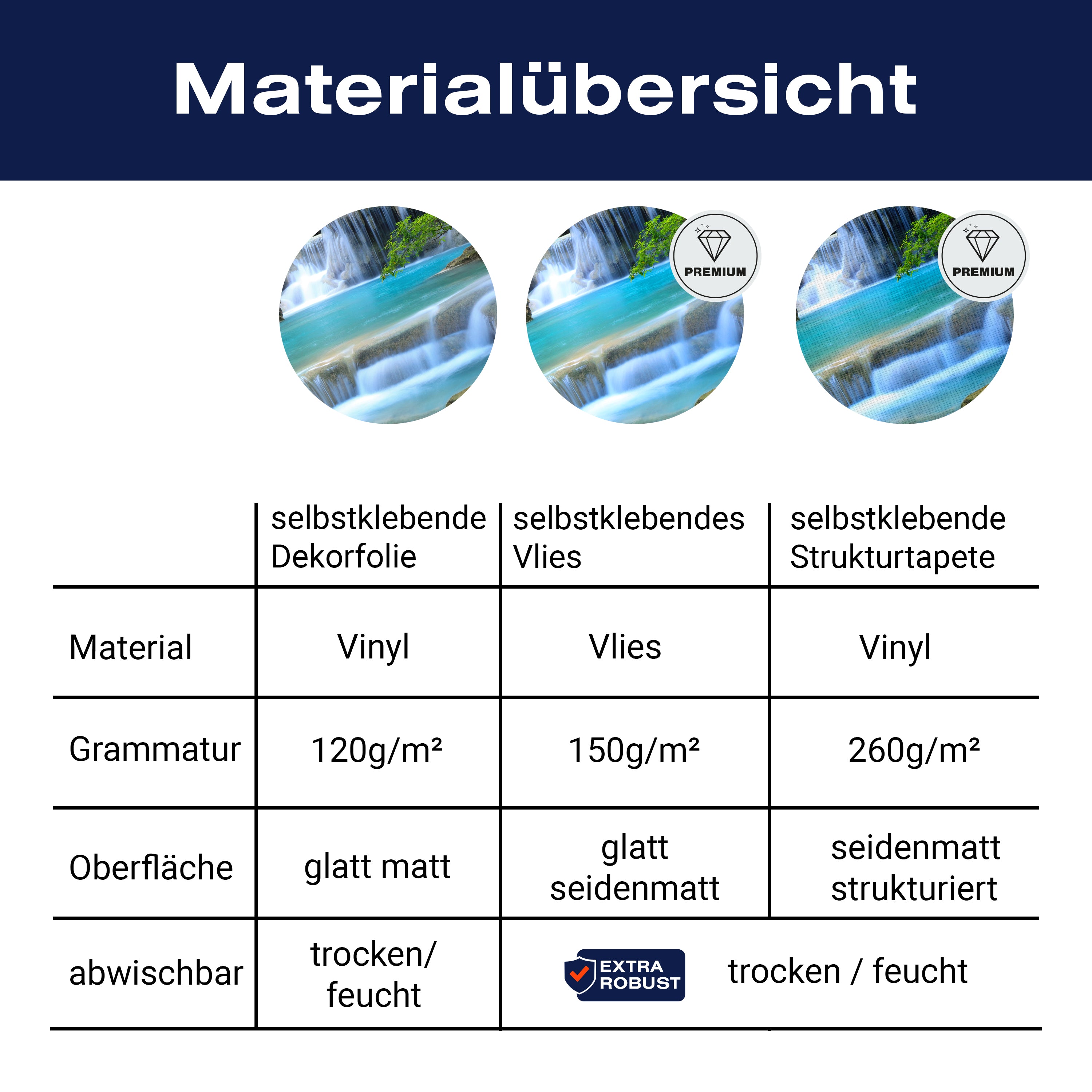 Türtapete Wasserfall im Wald M0485 - Bild 9