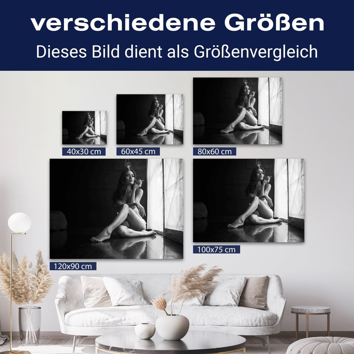 Leinwandbild Models, Schwarz-Weiß M0547 kaufen - Bild 8