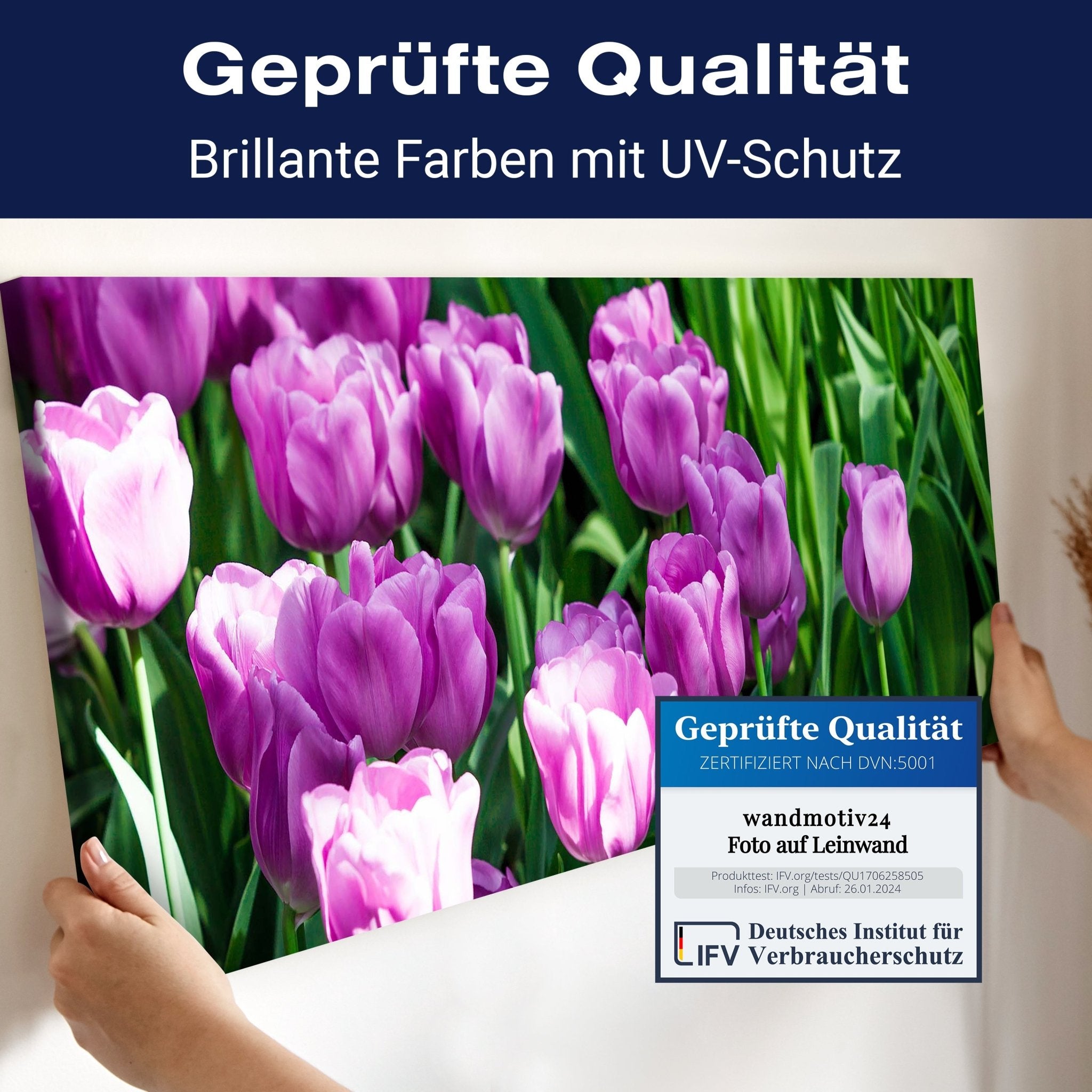 Leinwandbild Blütenblatt M0554 kaufen - Bild 4