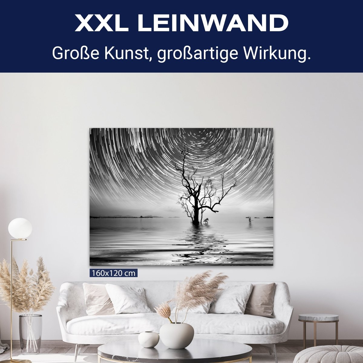 Leinwandbild Schwarz-Weiß, Natur M0563 kaufen - Bild 9