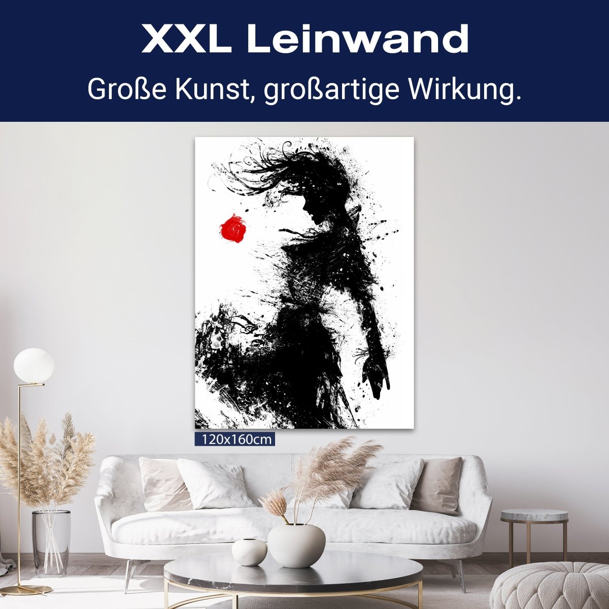 Leinwandbild Kunst, Frau M0568 kaufen - Bild 9