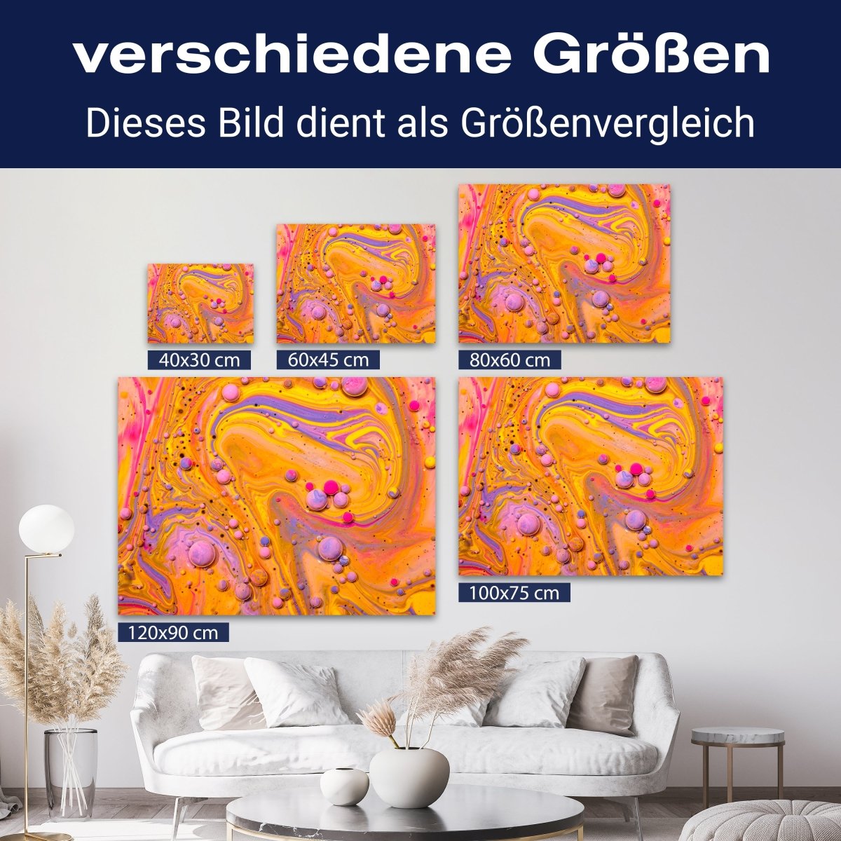 Leinwandbild Kunst, abstrakt M0578 kaufen - Bild 8