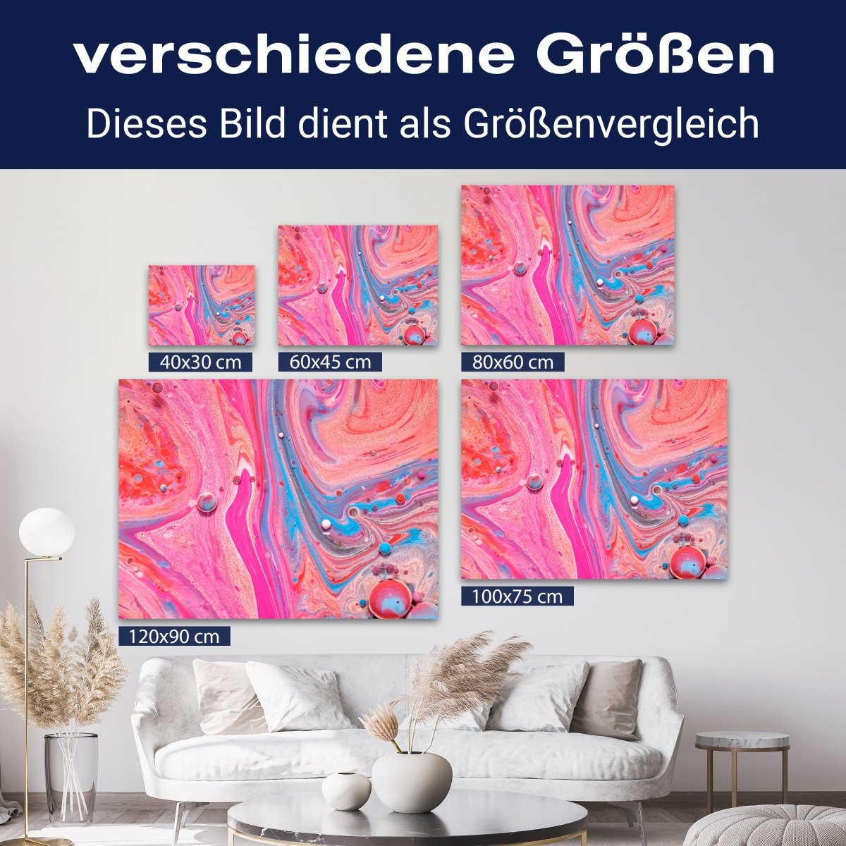 Leinwandbild Kunst, abstrakt M0579 kaufen - Bild 8