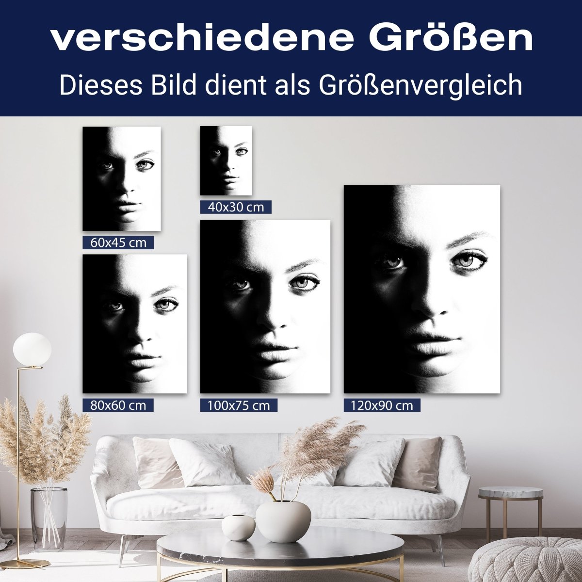 Leinwandbild Models, Schwarz-Weiß M0583 kaufen - Bild 8