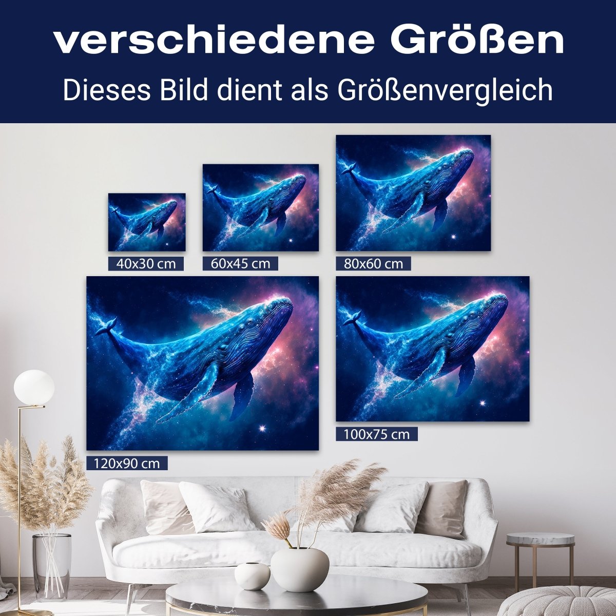 Leinwandbild Fantasy, Wal, Querformat M0599 kaufen - Bild 8