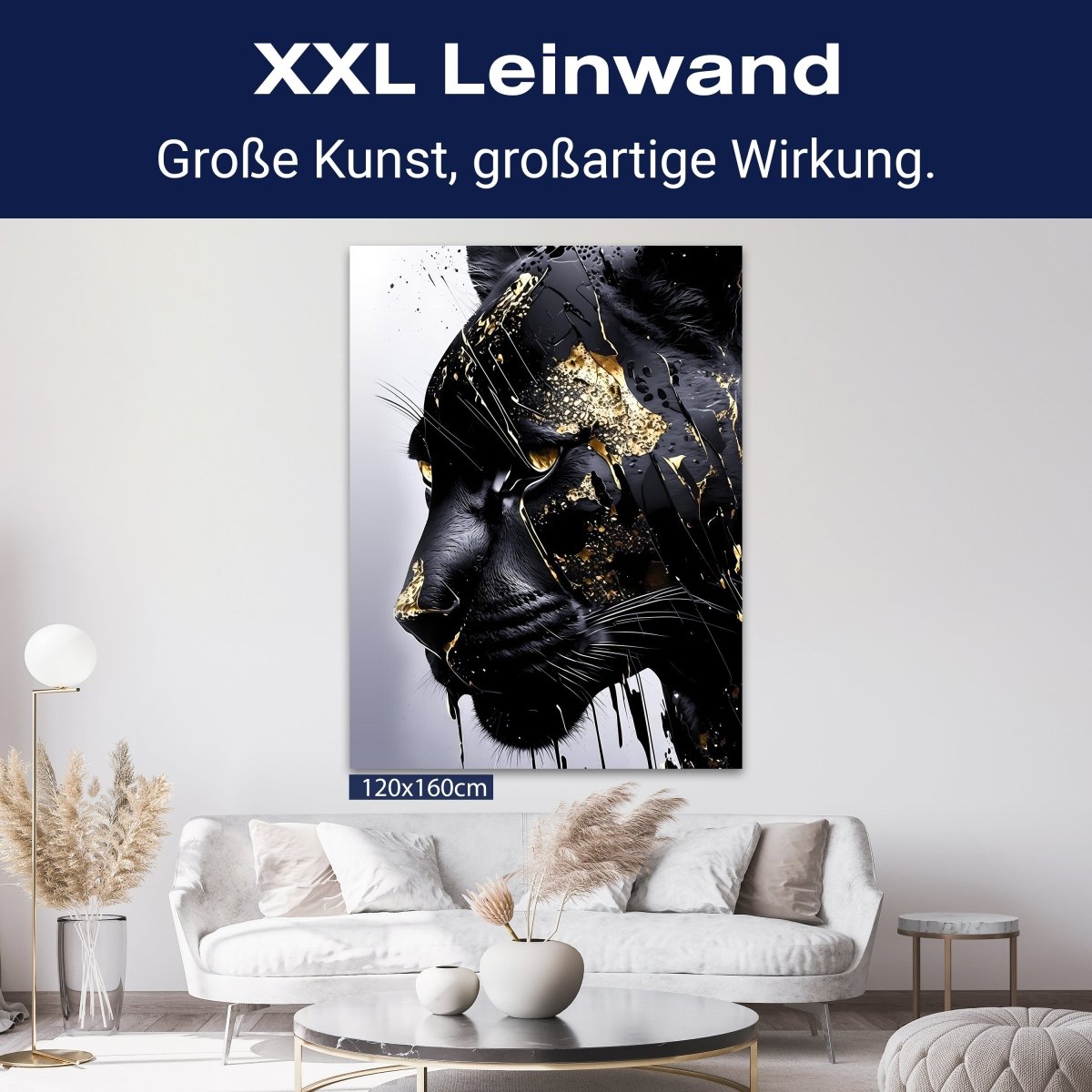 Leinwandbild Fantasy, Panther, Hochformat M0600 kaufen - Bild 9