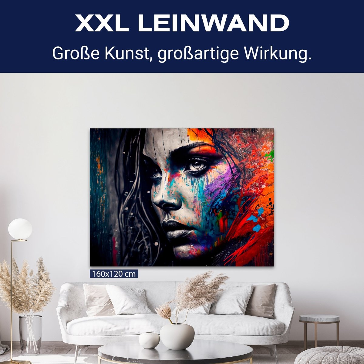 Leinwandbild Digital Art, Frau, Querformat M0606 kaufen - Bild 9