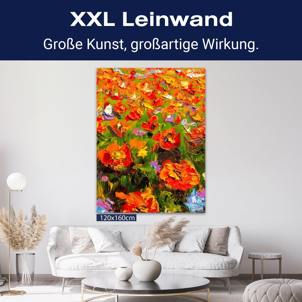 Leinwandbild Malerei, Blumen, Hochformat M0615 kaufen - Bild 9