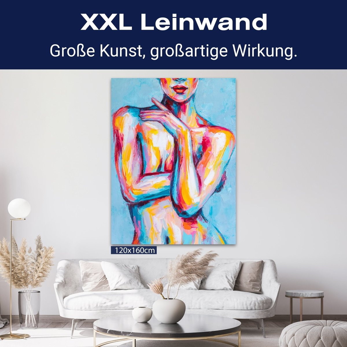 Leinwandbild Malerei, Frau, Hochformat M0616 kaufen - Bild 9