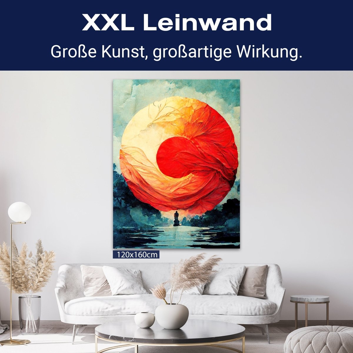 Leinwandbild Malerei, Landschaft Fantasy, Hochformat M0619 kaufen - Bild 9