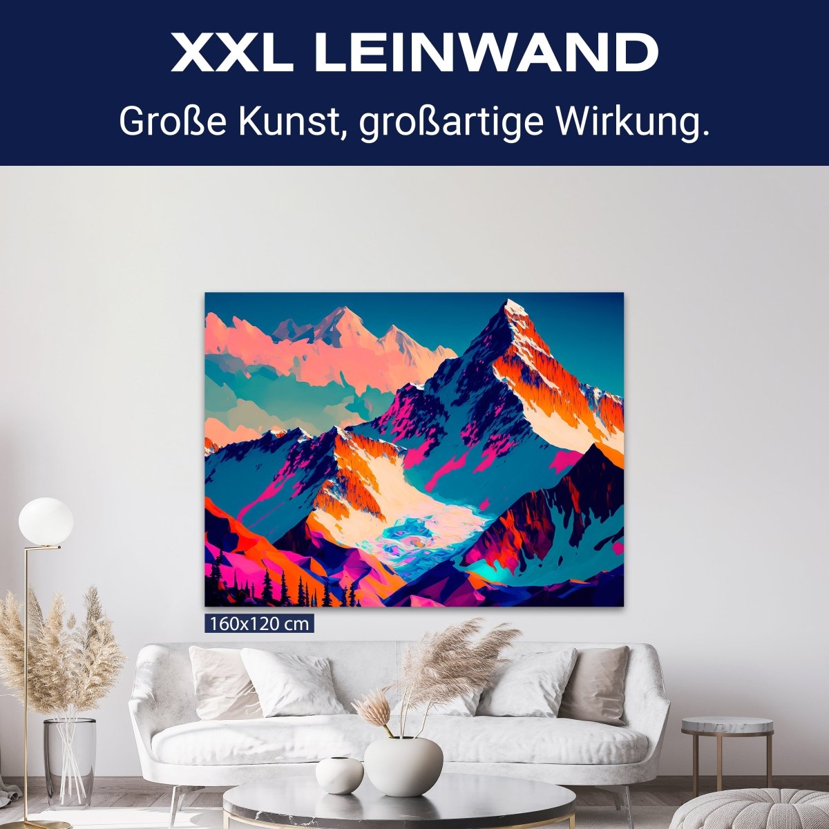 Leinwandbild Digital Art, Berge, Querformat M0621 kaufen - Bild 9