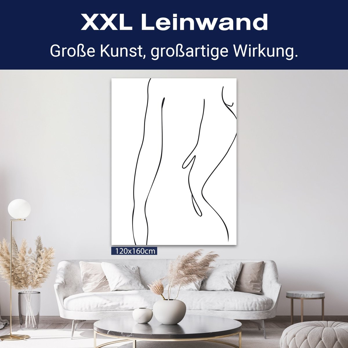 Leinwandbild Minimalismus, Frau, Hochformat M0648 kaufen - Bild 9