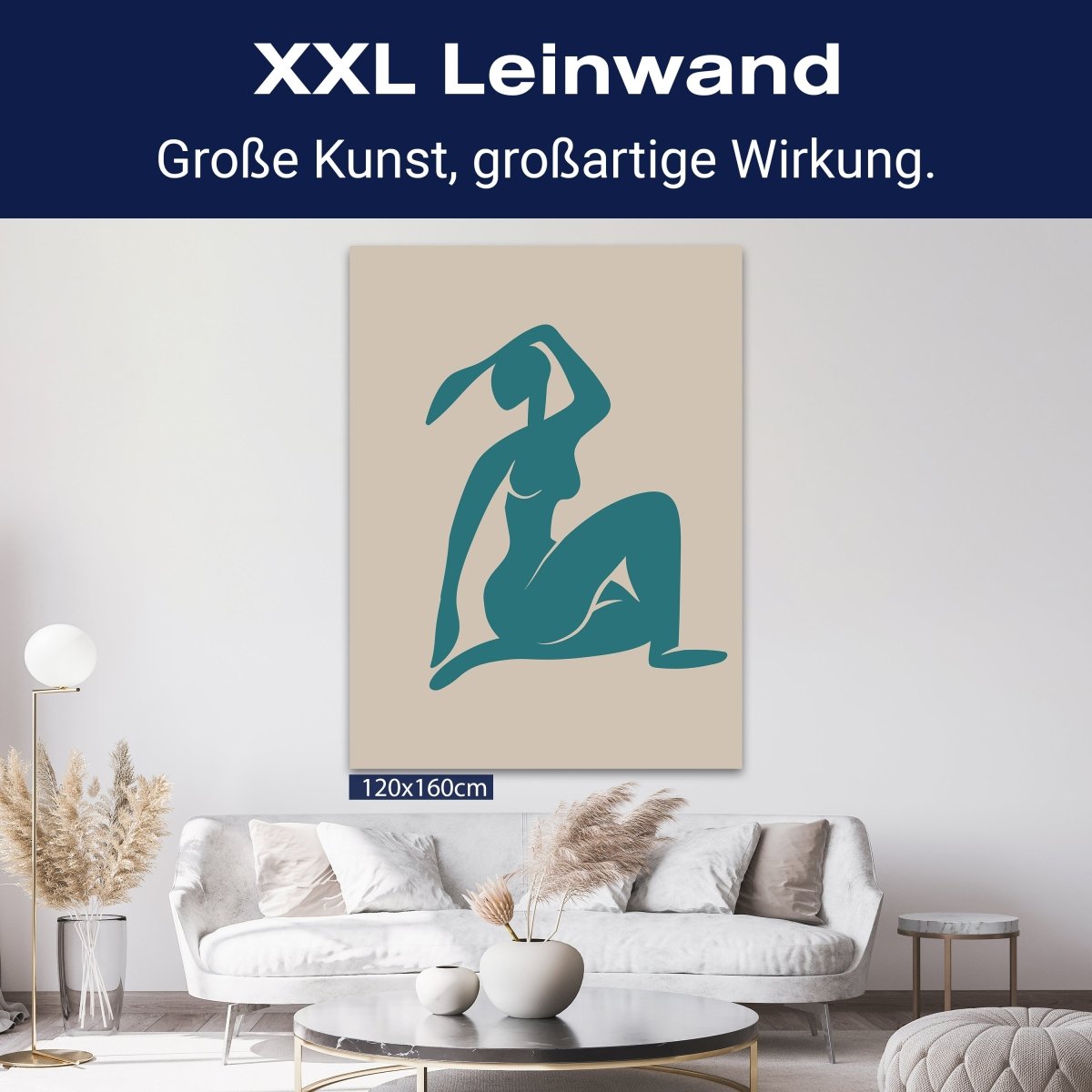 Leinwandbild Minimalismus, Frau, Hochformat M0654 kaufen - Bild 9