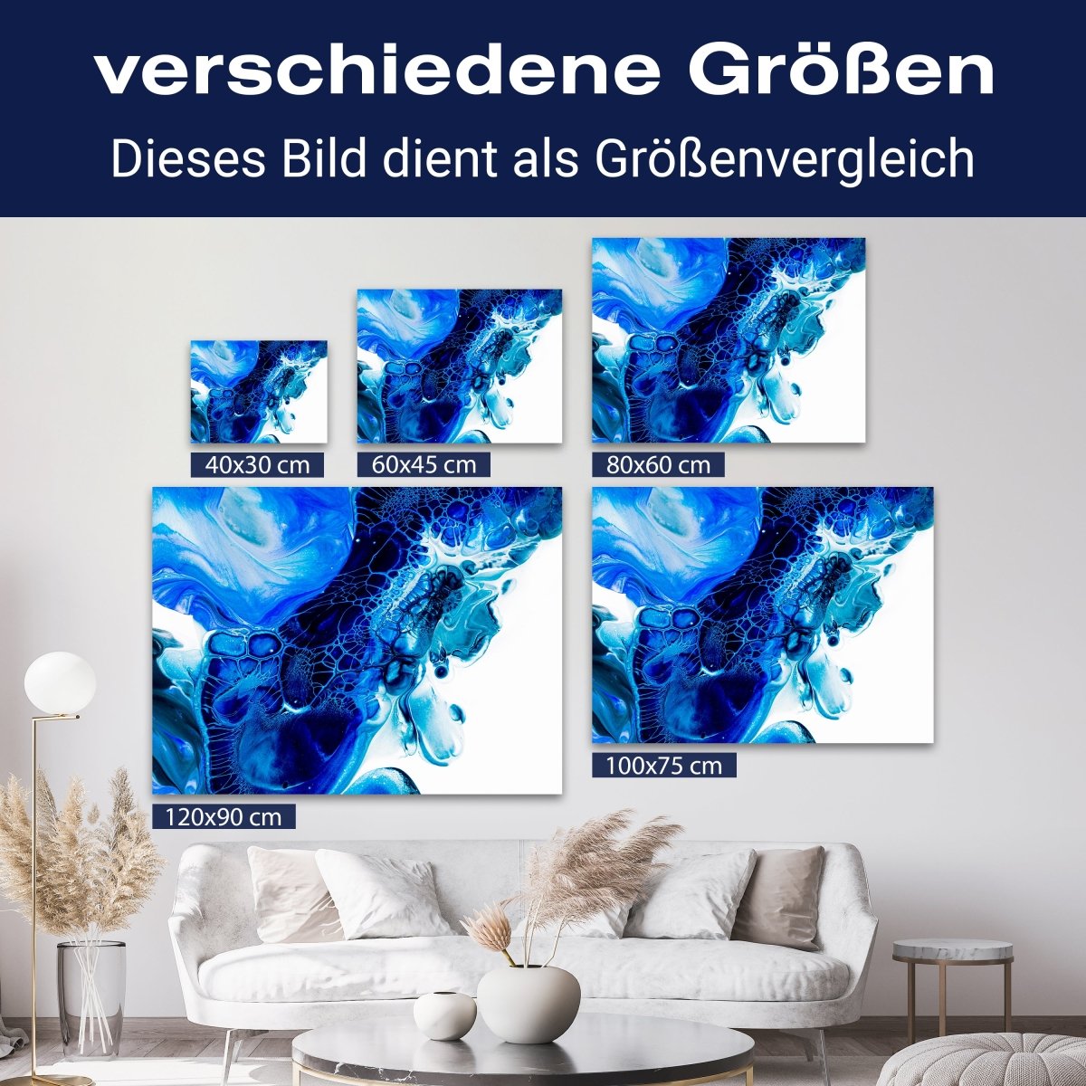 Leinwandbild Kunst, abstrakt, Querformat M0665 kaufen - Bild 8