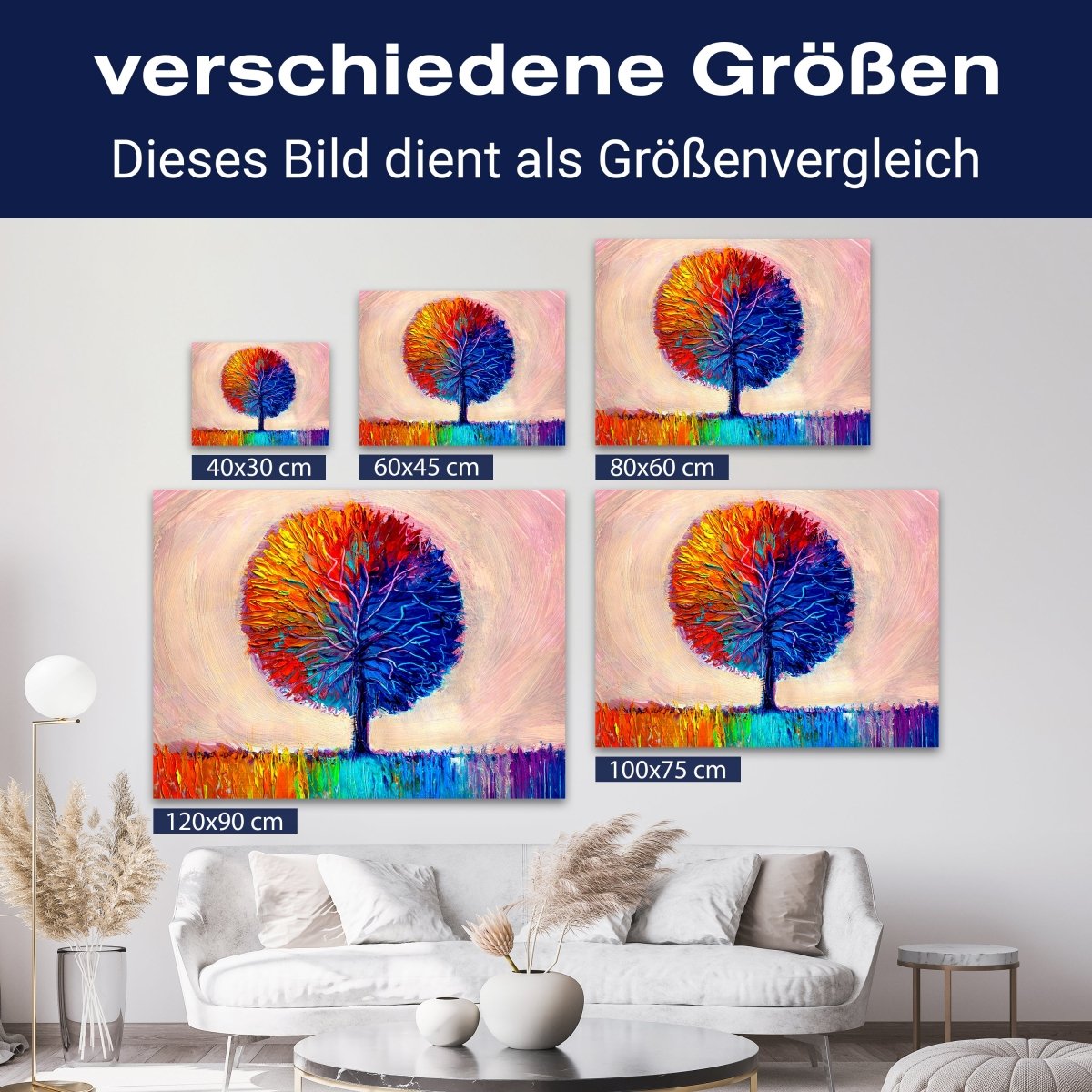 Leinwandbild Malerei, Baum, Querformat M0669 kaufen - Bild 8