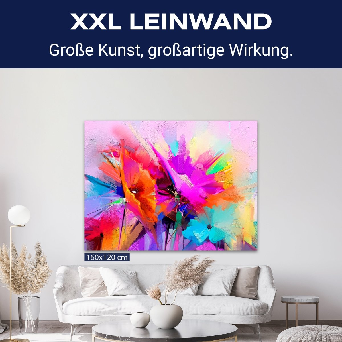 Leinwandbild Malerei, Blumen, Querformat M0671 kaufen - Bild 9