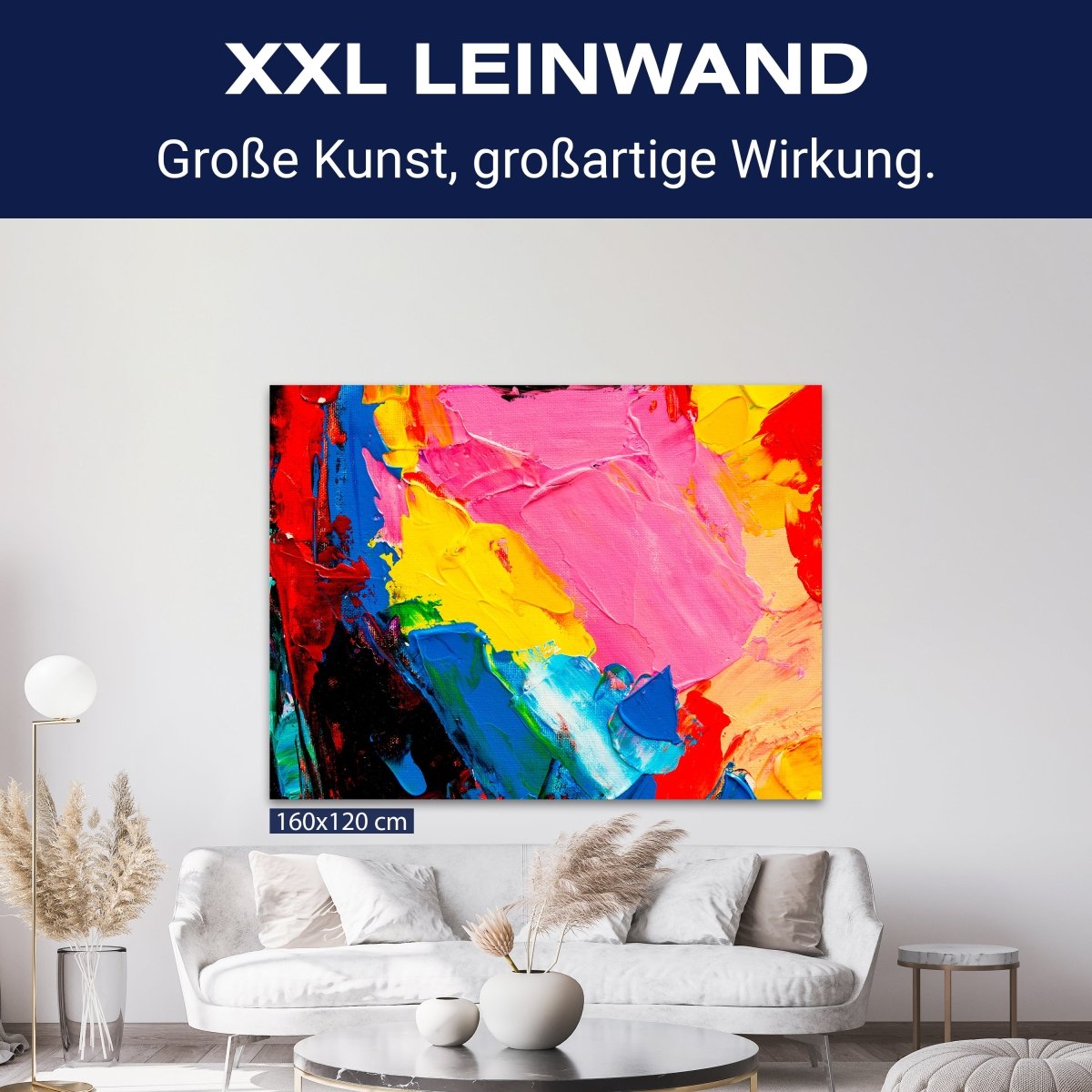 Leinwandbild Malerei, Abstrakt, Querformat M0674 kaufen - Bild 9