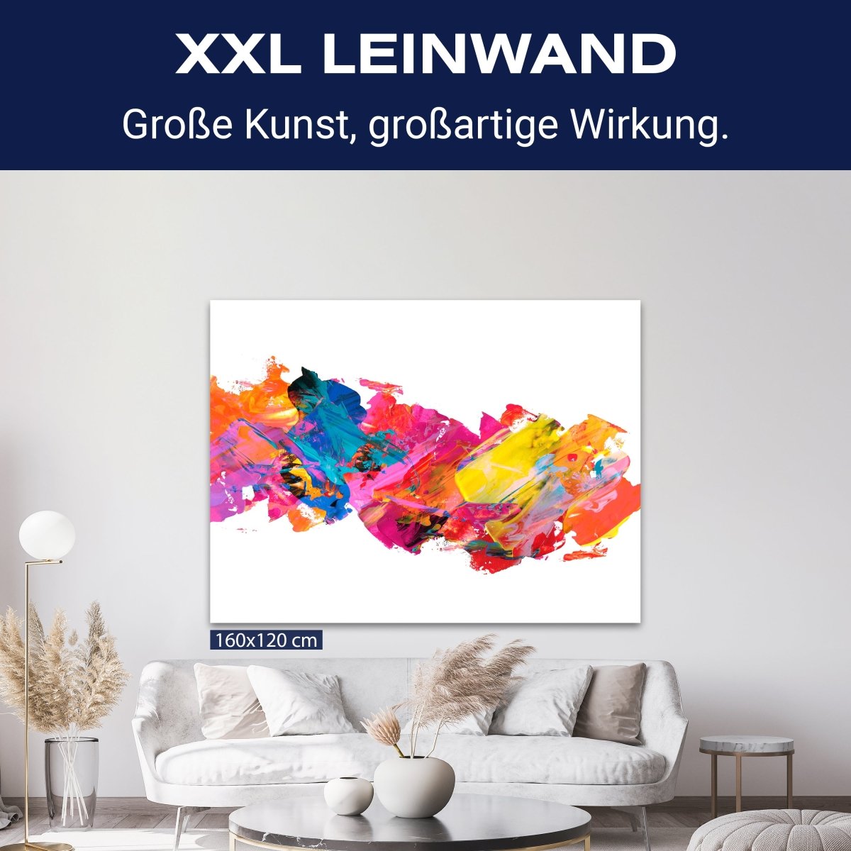 Leinwandbild Malerei, Abstrakt, Querformat M0679 kaufen - Bild 9