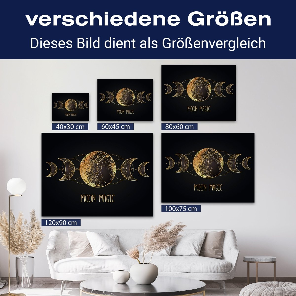 Leinwandbild Weltall, Mond, Querformat M0697 kaufen - Bild 8