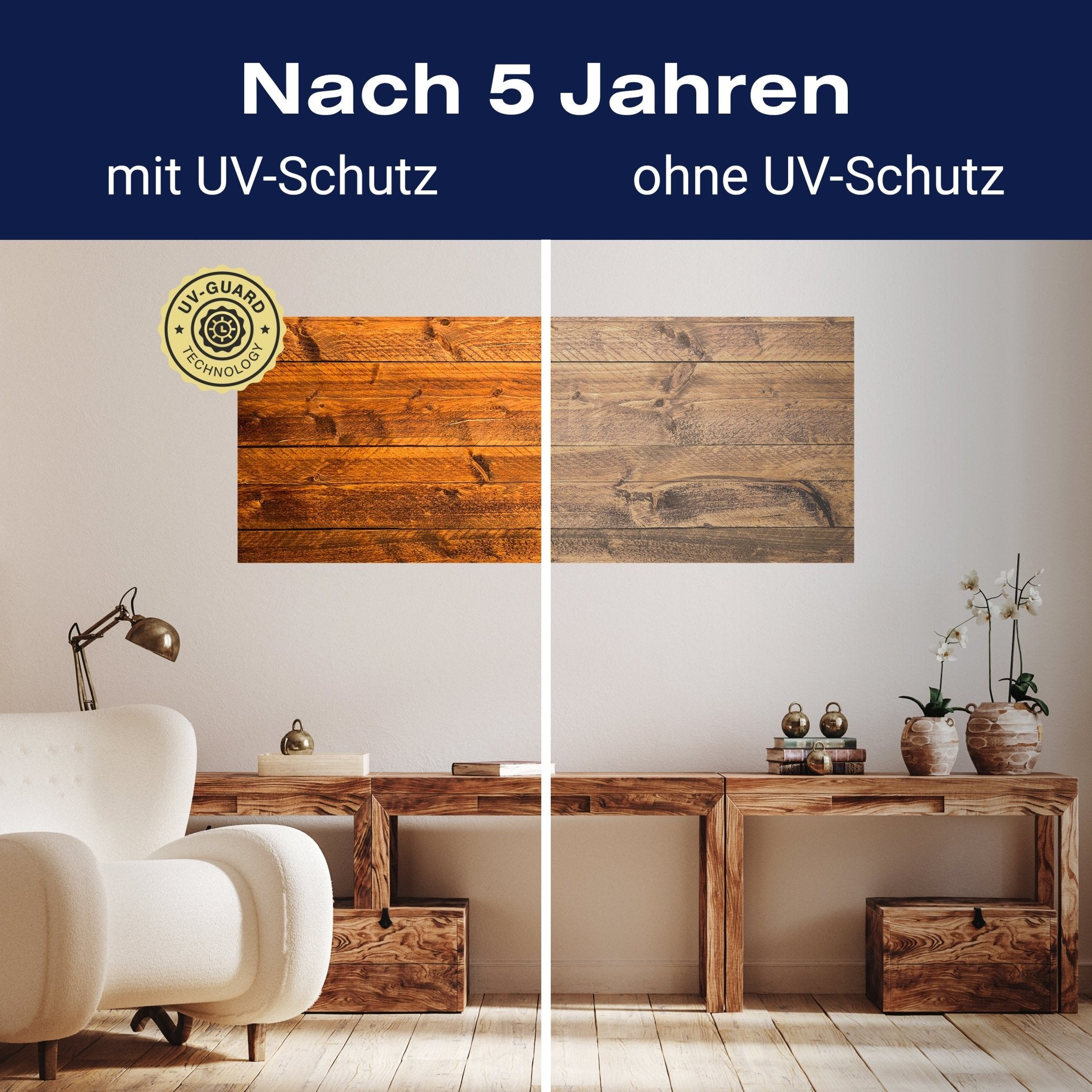 Leinwandbild Alte Holzwand M0719 kaufen - Bild 9