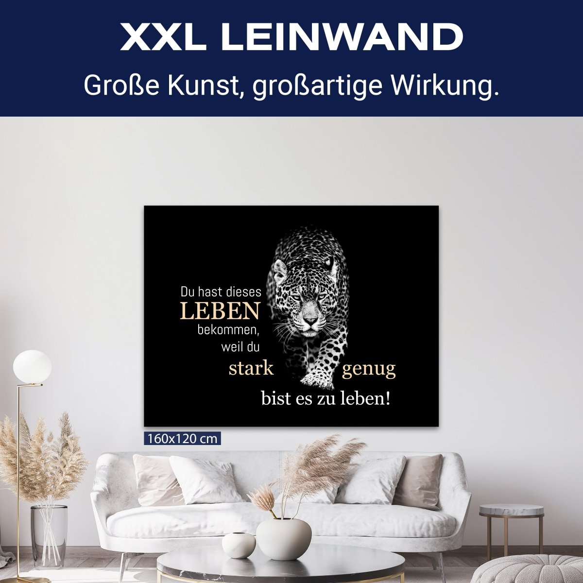 Leinwandbild Spruch Dieses Leben M0736 kaufen - Bild 9