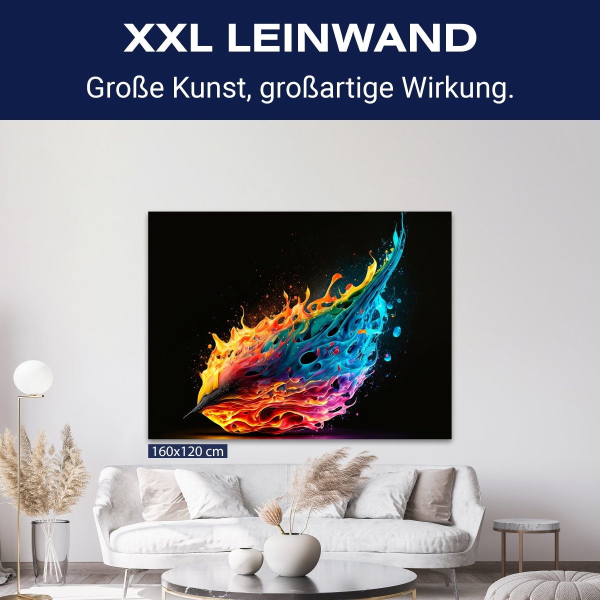 Leinwandbild Digital Art, Feder, Querformat M0742 kaufen - Bild 9