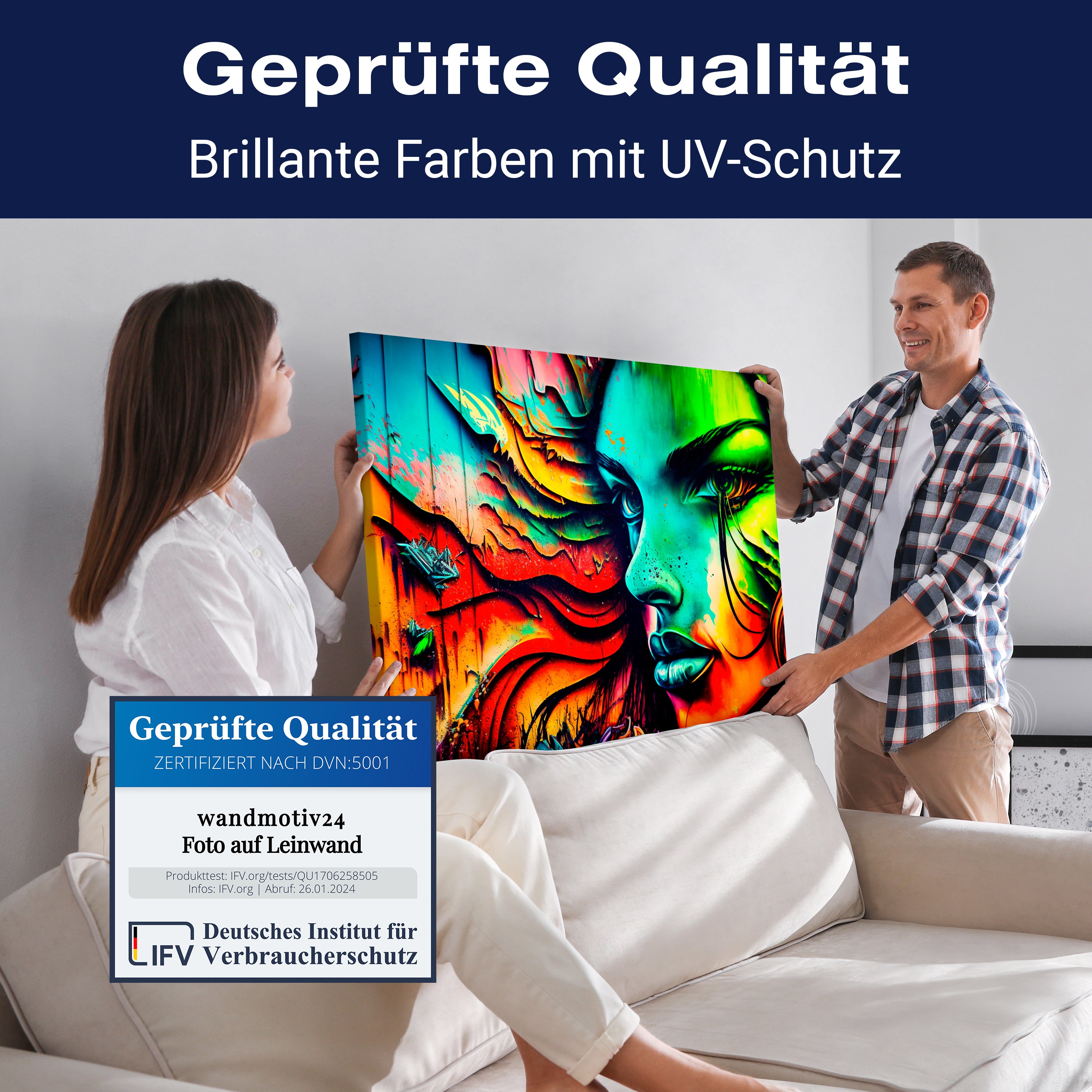 Leinwandbild Digital Art, Frau, Querformat M0746 kaufen - Bild 4